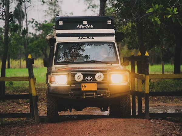 Toyota Landcruiser front view